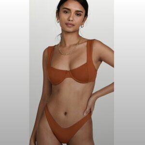 NWT L*SPACE Bikini Set Tori Top & Cabana Bitsy Bottoms Small